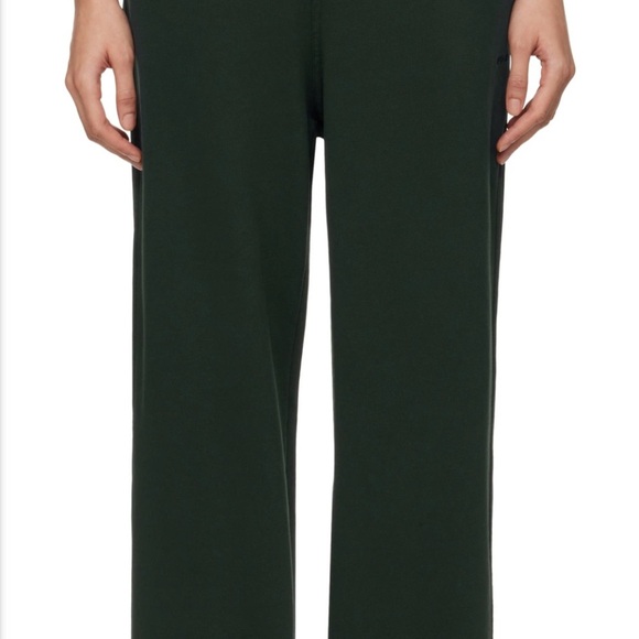 Brand New SKIMS Green Vintage Fleece Jogger Lounge Pants - Spruce - Size Medium - Picture 3 of 7